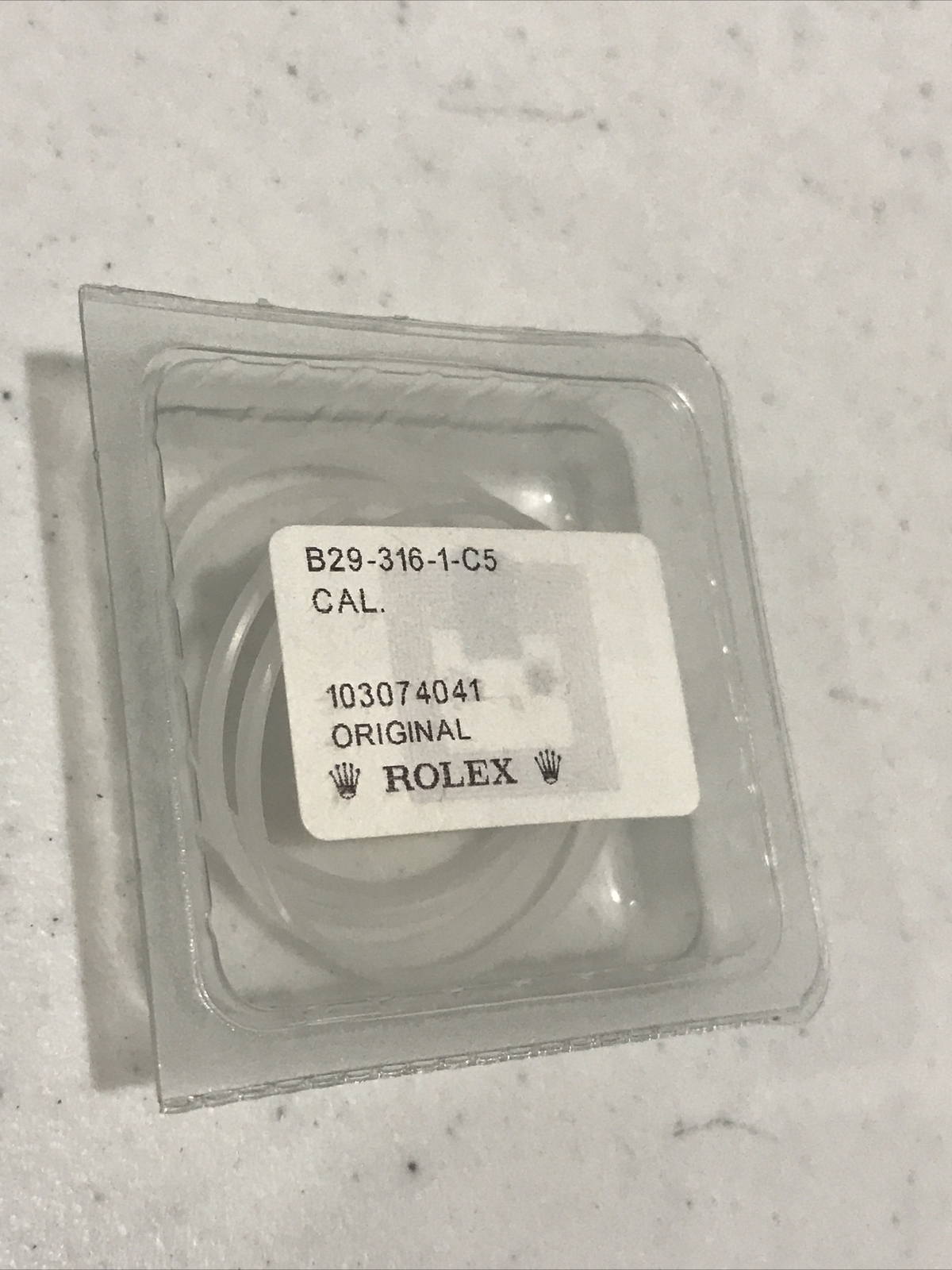 Genuine Rolex 116334 Teflon Crystal Gasket Genuine B29-316-1-C5 One Gasket