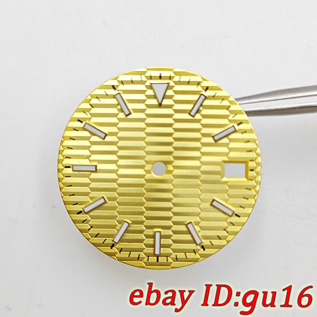 28.5mm Date Window Sterile Dial luminous fit NH35 Automatic movement Accessories