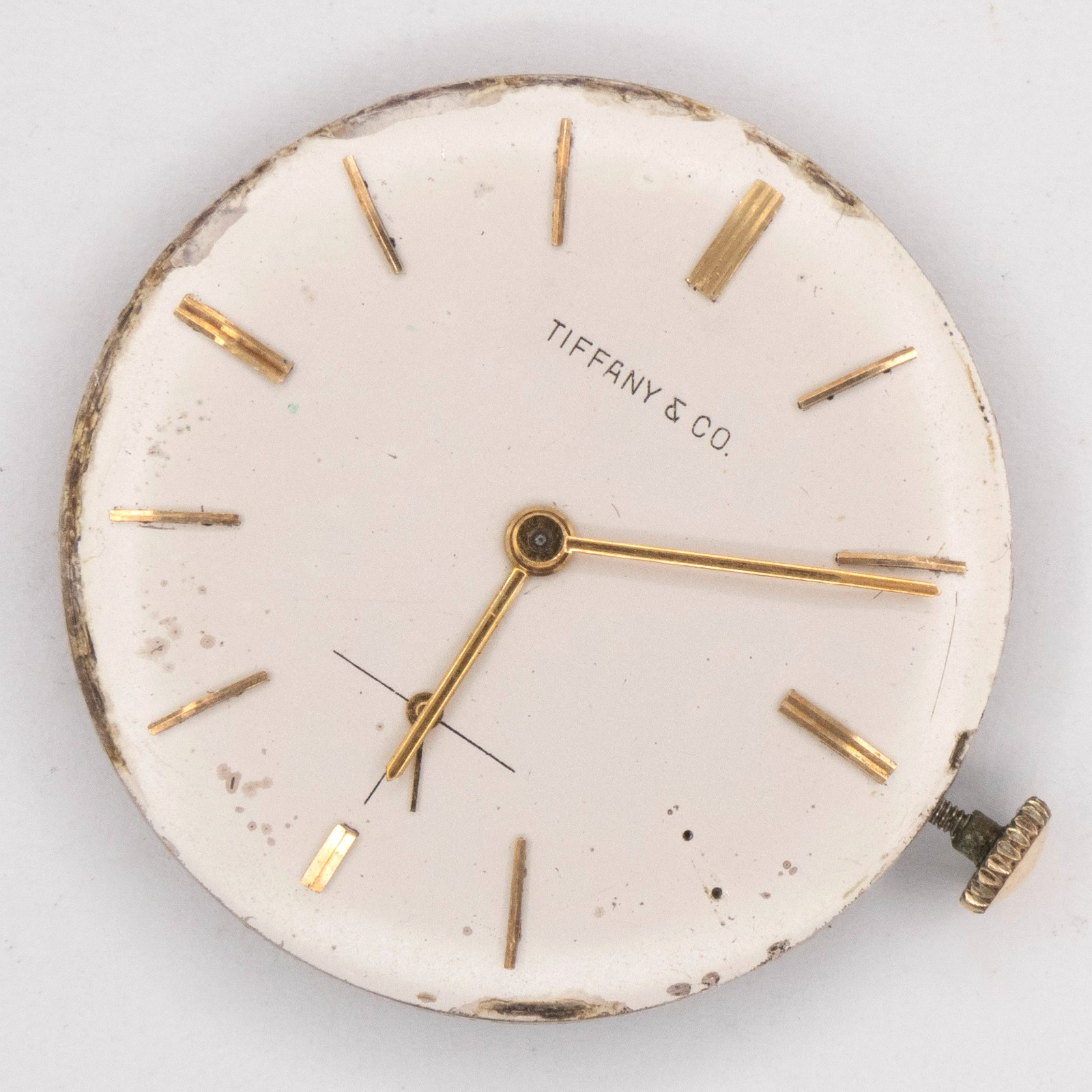 Vintage Tiffany / Concord Caliber 242F 17-Jewel Wristwatch Movement, Keeps Time