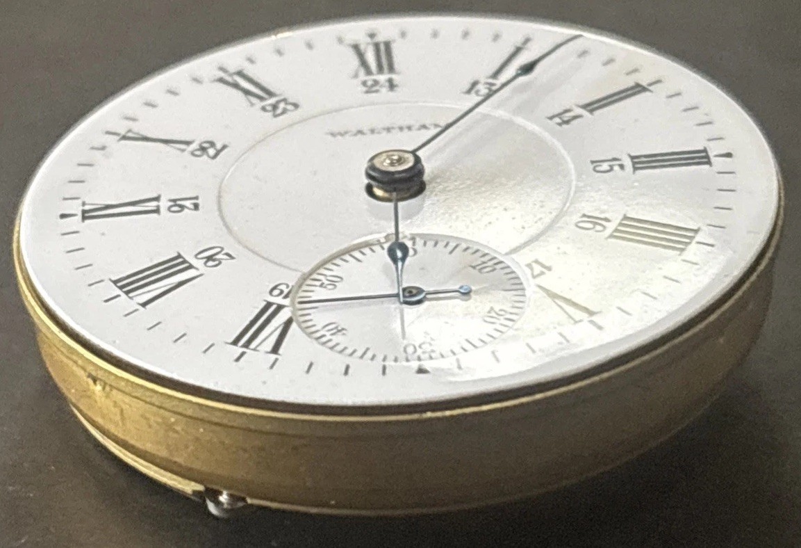 Waltham Watch Co. 7 Jewel Working Pocket Watch Grade No 1 Model 1883 Size 18