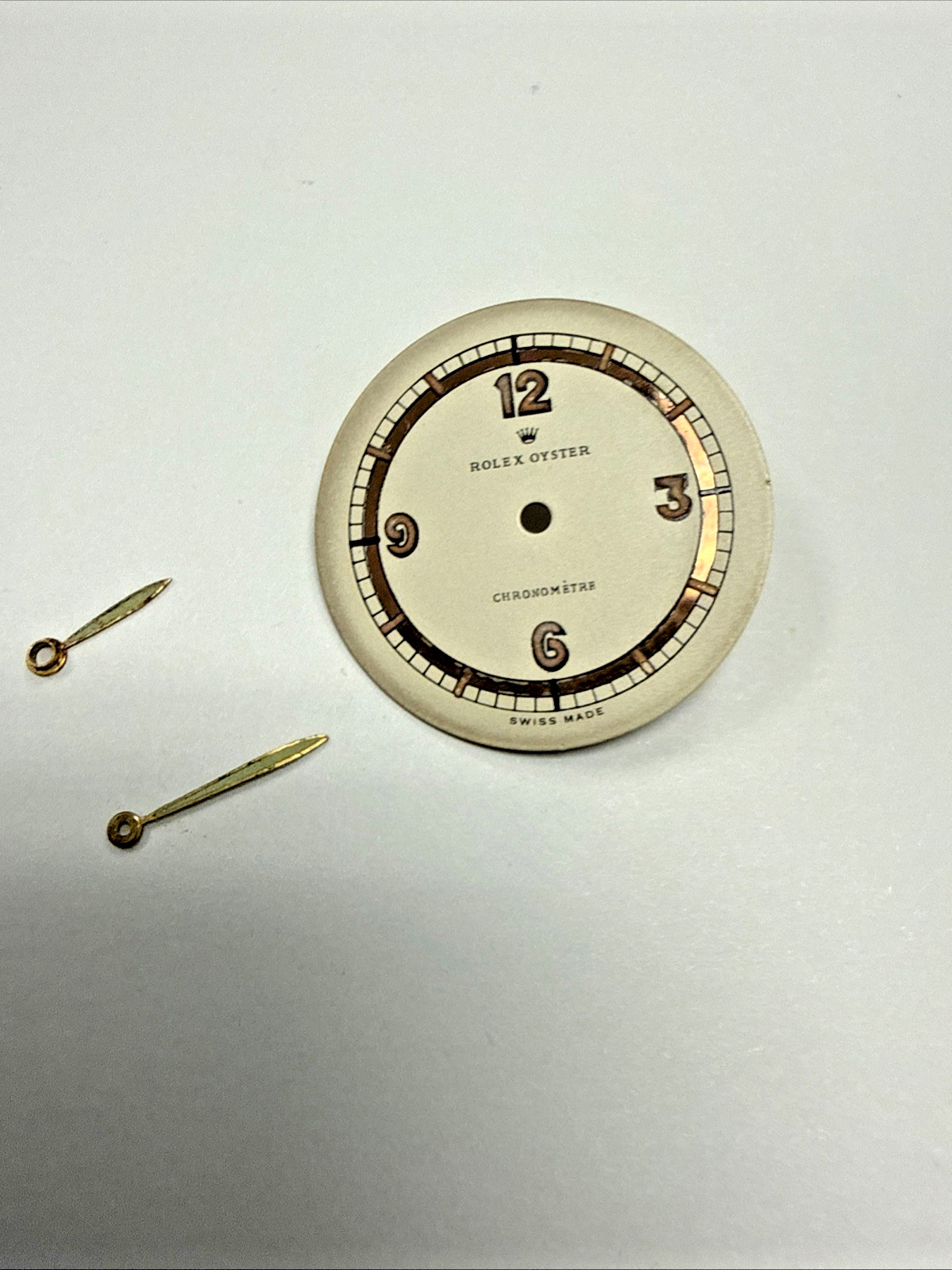 Rolex Vintage Oyster Chronometer Very Cool Dial With Hands item# e11924