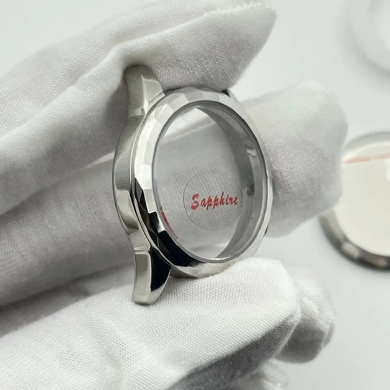 29mm Sapphire Glass Watch Case for VJ22 Quartz Movement Stainless Steel