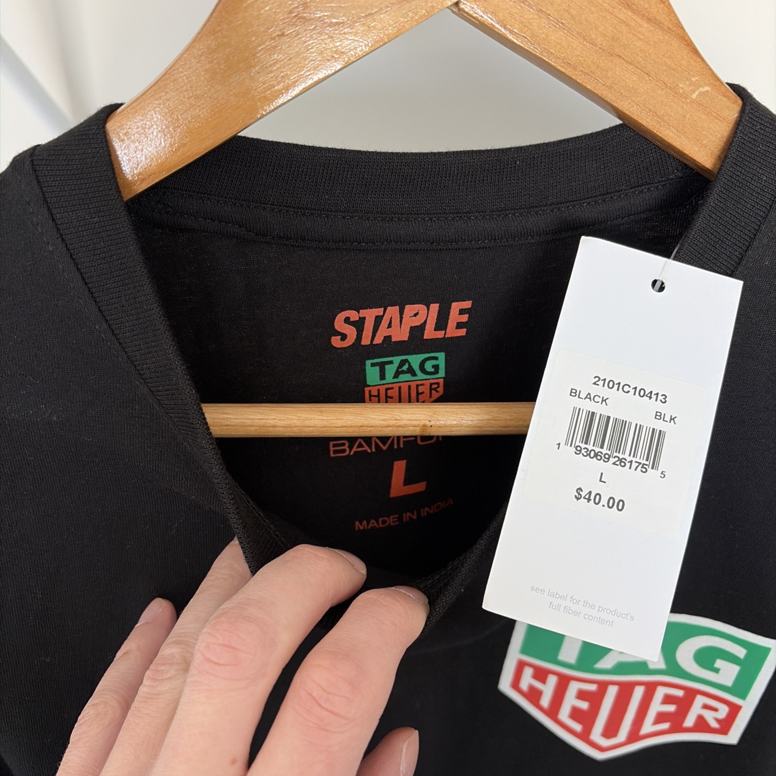 Staple x Tag Heuer Carrera by Bamford Tee – Black / L – NWT