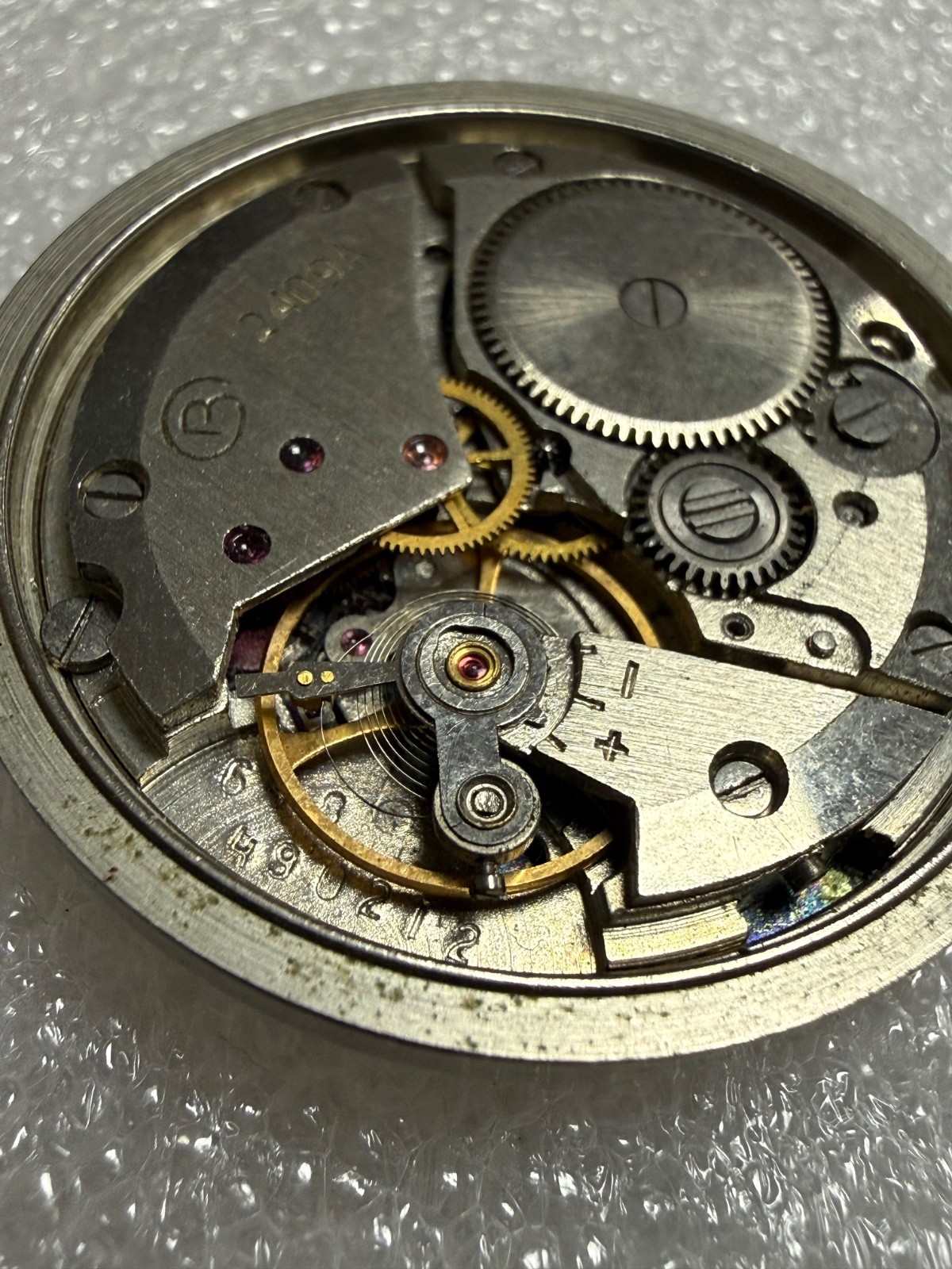 Watch movement USSR Vostok Cal.2409A plus Dial.For parts.