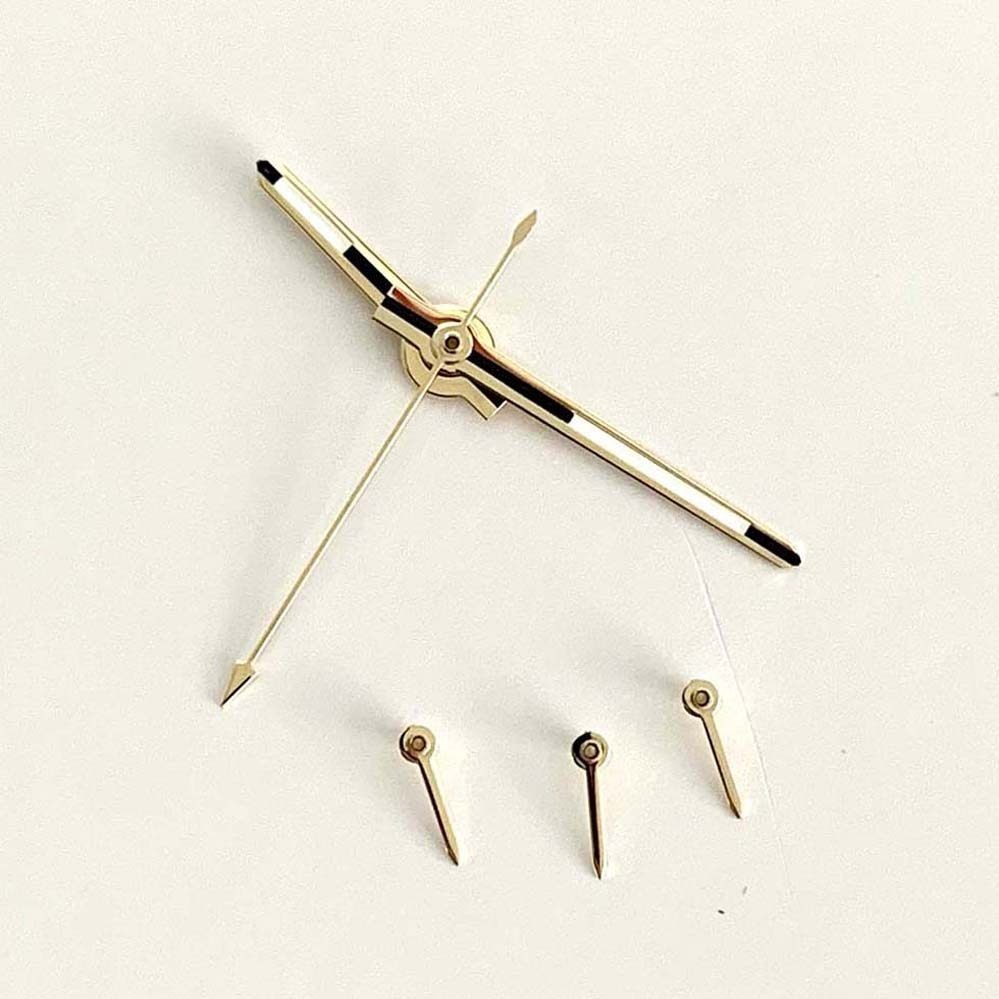 13*13.5*8.5mm Gold Silver Rose Gold Watch Hands Green Luminous For VK63 Movement