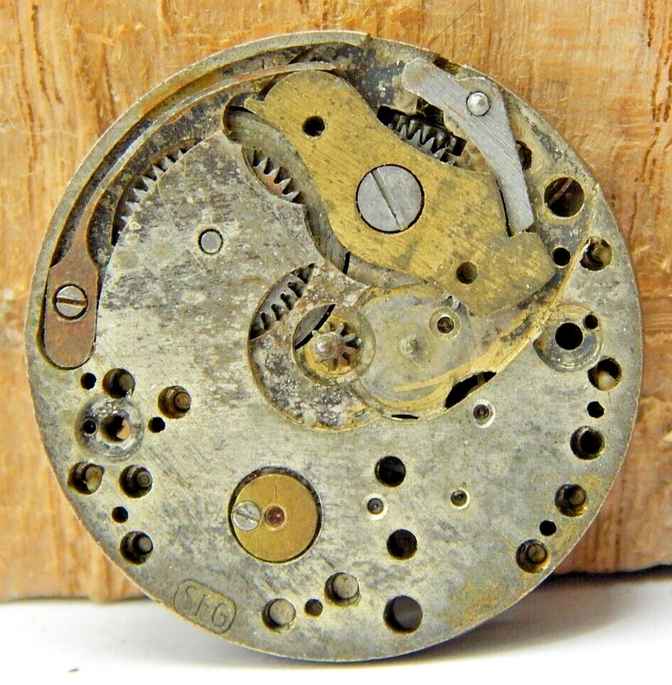 Vintage Enicar 15 jewel 2 adjustment men’s wrist watch movement swiss made