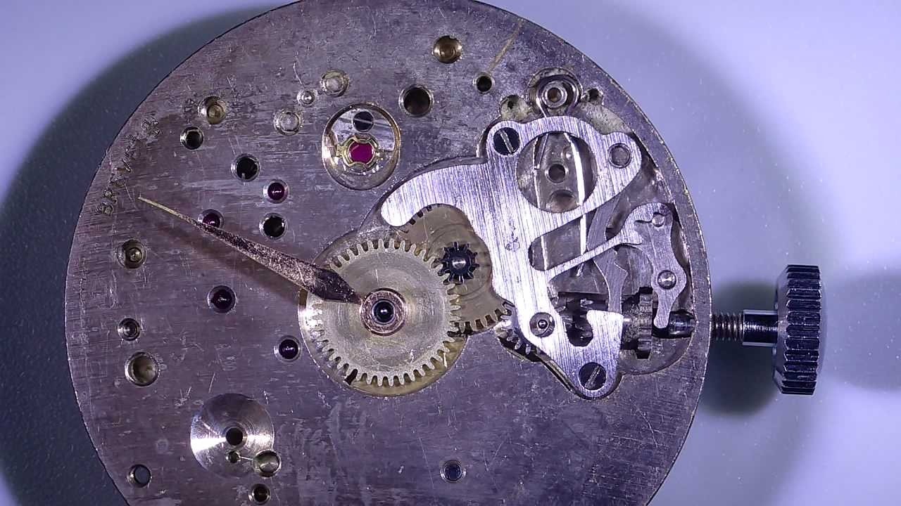 Landeron LANDERON Gray Chrono Movement Stainless Steel Watch Part