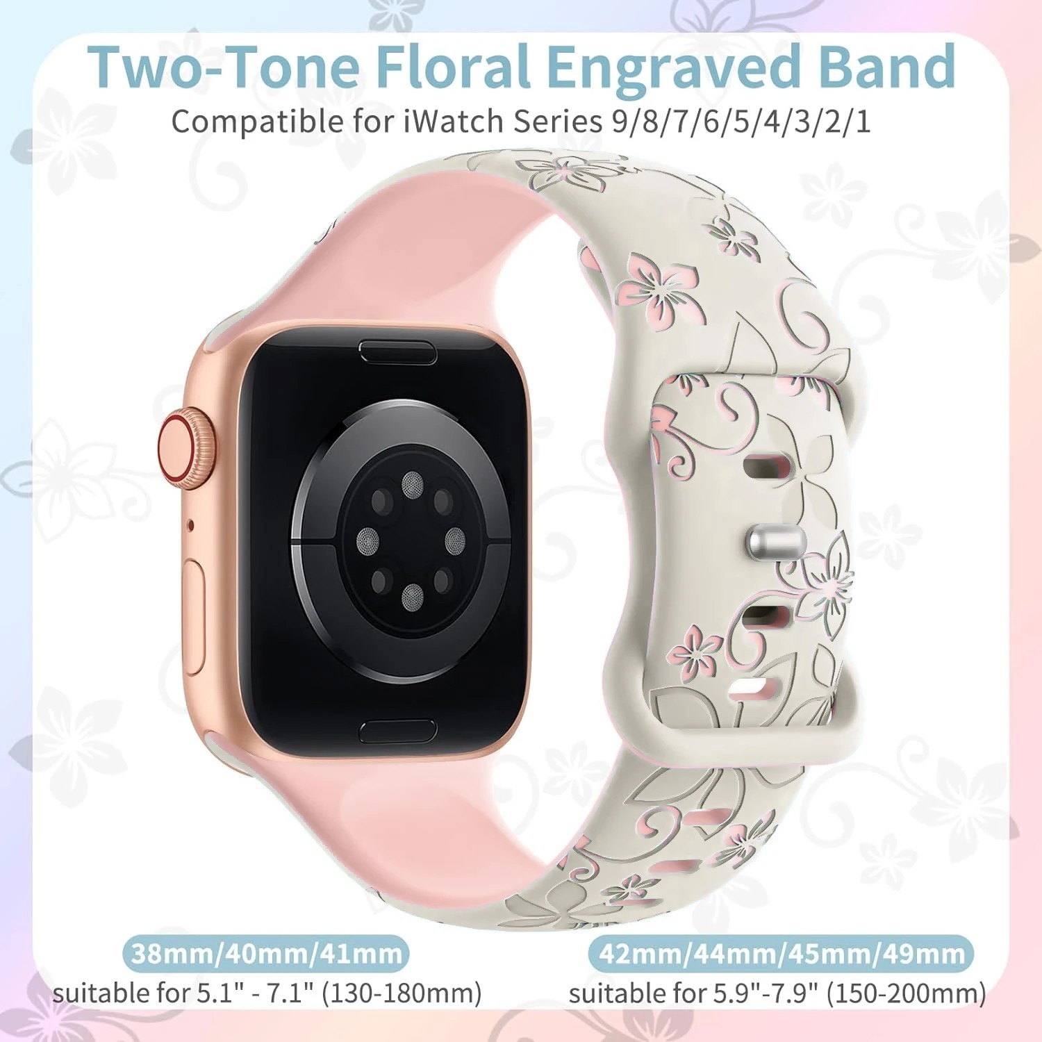 41-49mm Silicone Band Strap for Apple Watch 10 9 8 7 6 5 4 SE iWatch Strap