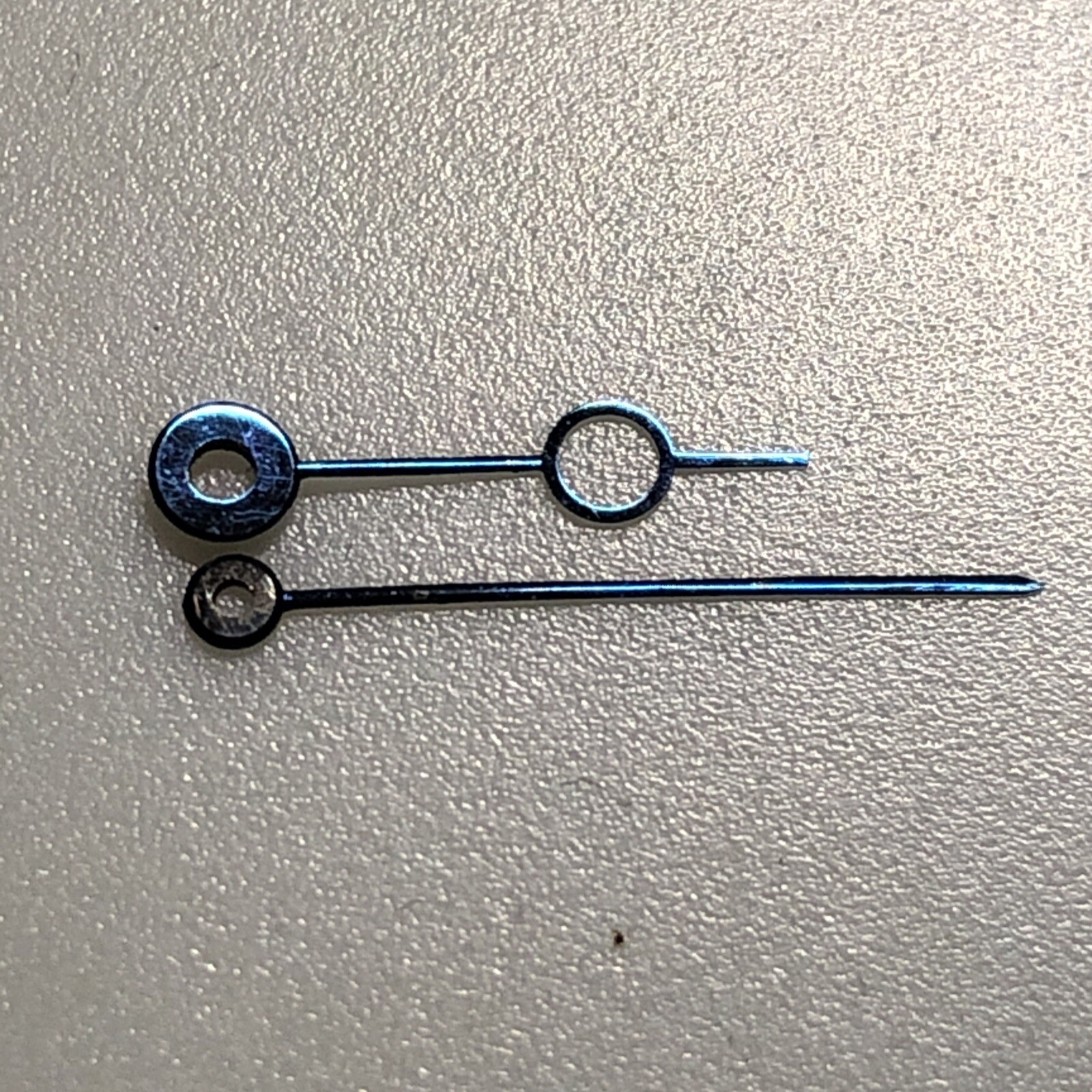 lancette orologio ora e minuti blu “lollipop” vintage (1)