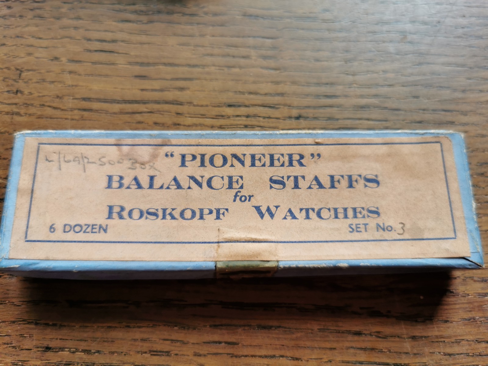 Roskopf Balance Staffs, New Old Stock, Watchmaker Parts #R800