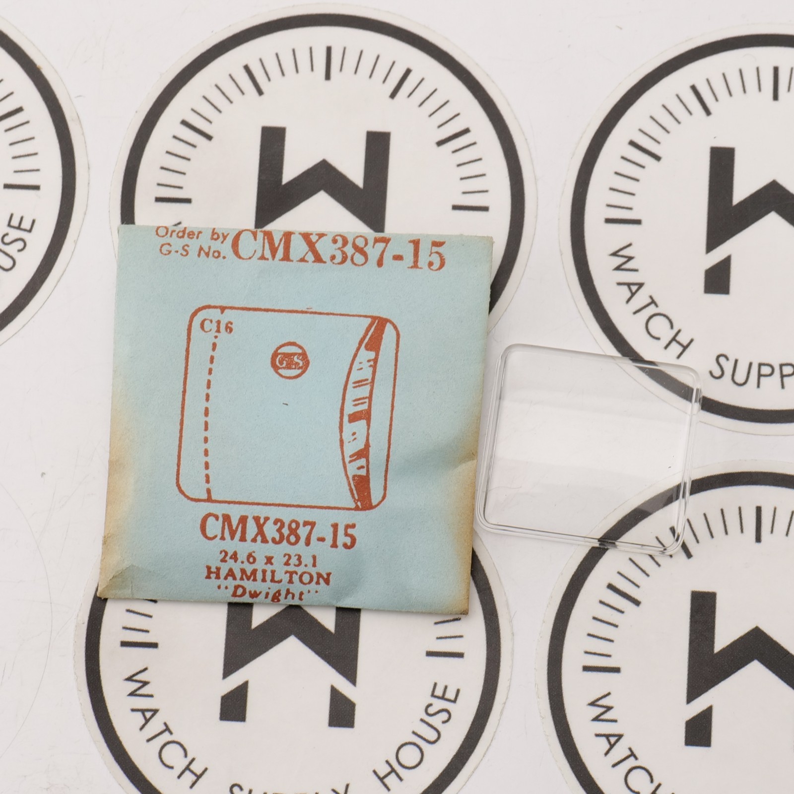 Vintage GS CMX387-15 Crystal Hamilton 24.6 x 23.1 New Old Stock Part (MX)
