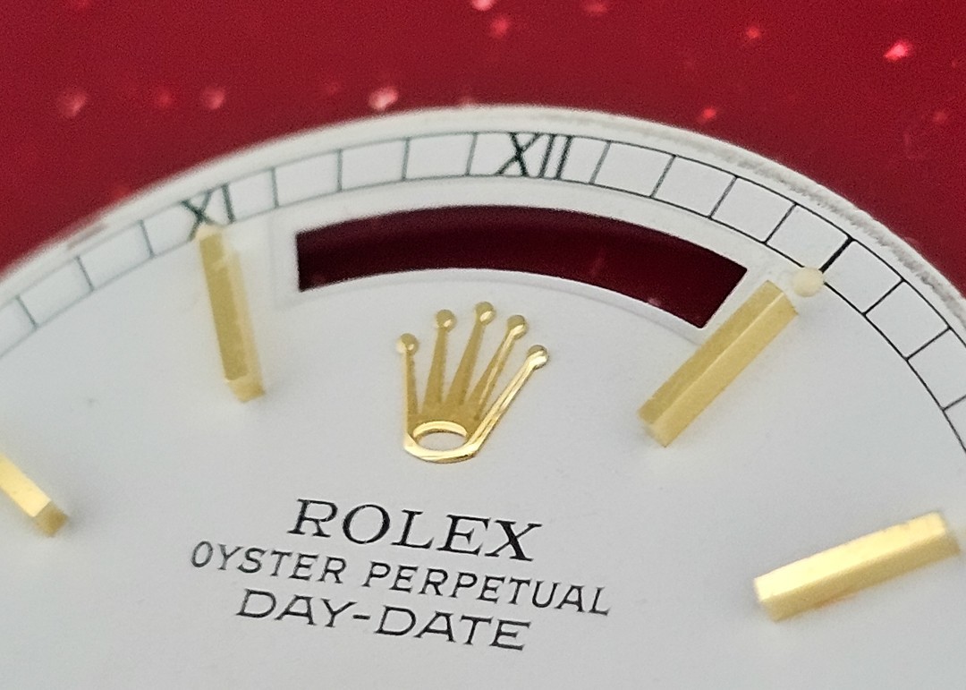 Rolex Oman Day-Date Dial Fits Ref. Cal. Sapphire Glass 3055-3155