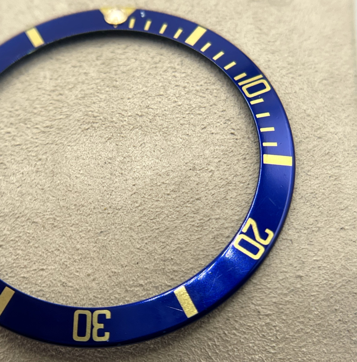 Rolex Submariner 16613 Bezel Insert Blue and Gold B315-16808-182-A1