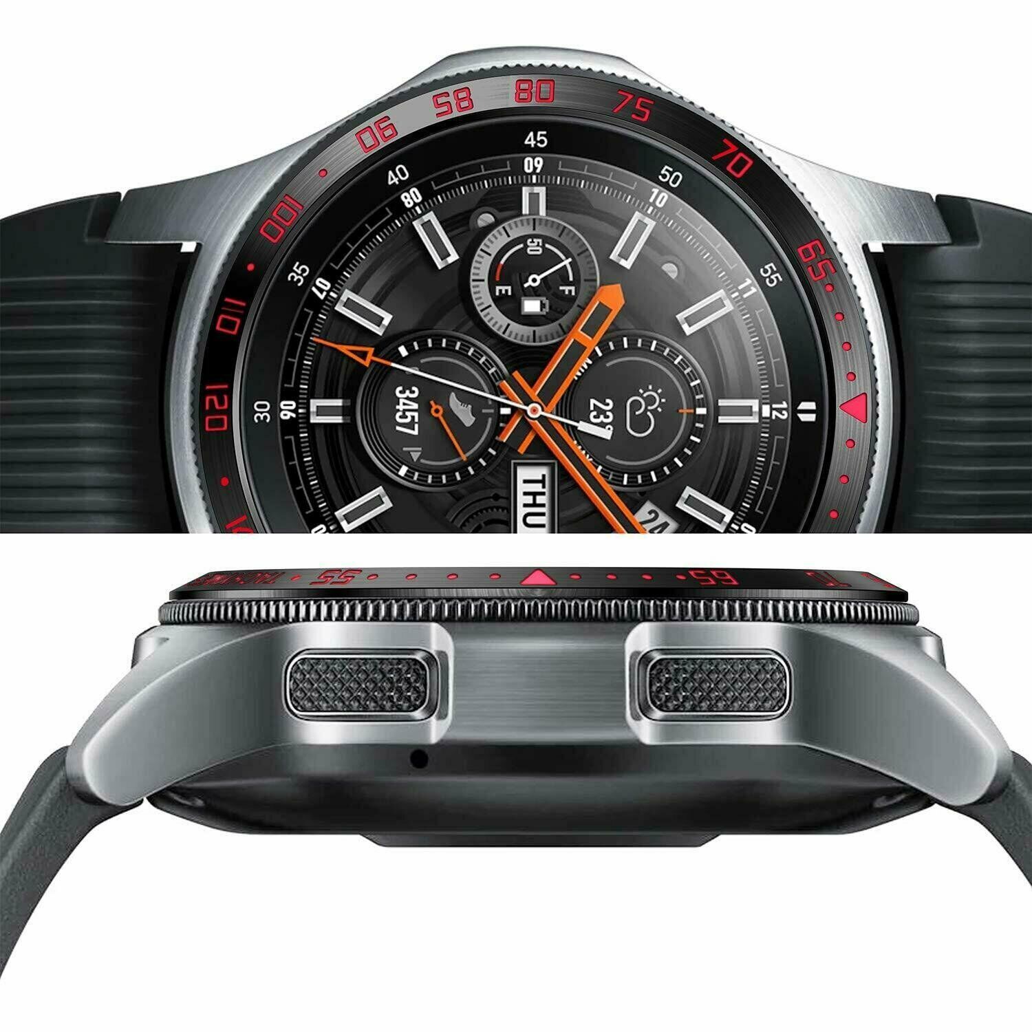 For Samsung Galaxy Watch 46mm Bezel Ring Styling Frame Case Cover Protection