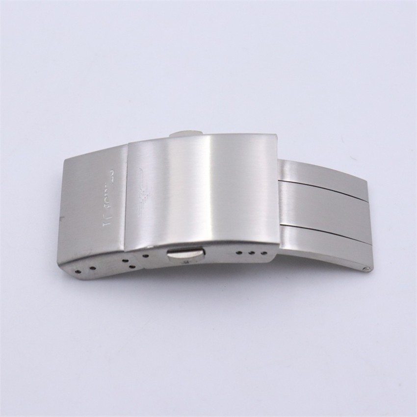 19MM Stainless Steel Folding Buckle For Silicone Watch Strap Rubber Watch Band
