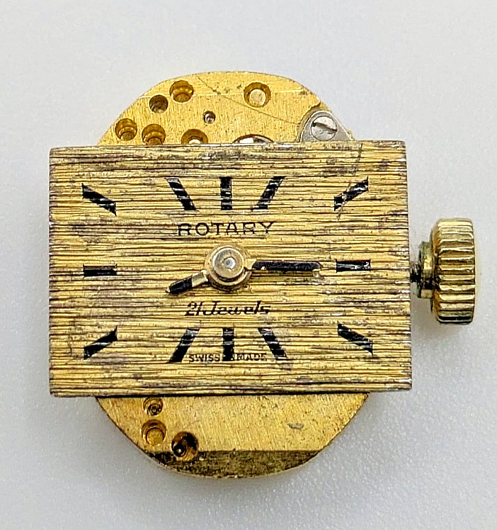Rotary AS 1777 Manual Watch Movement 21 Jewels Swiss Untested 16.4mm