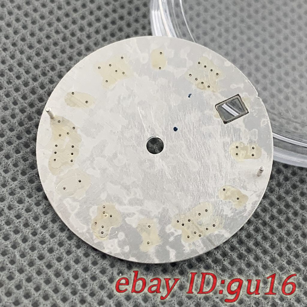 28.5mm sterile black blue green white watch Dial and hands fit NH35 movement
