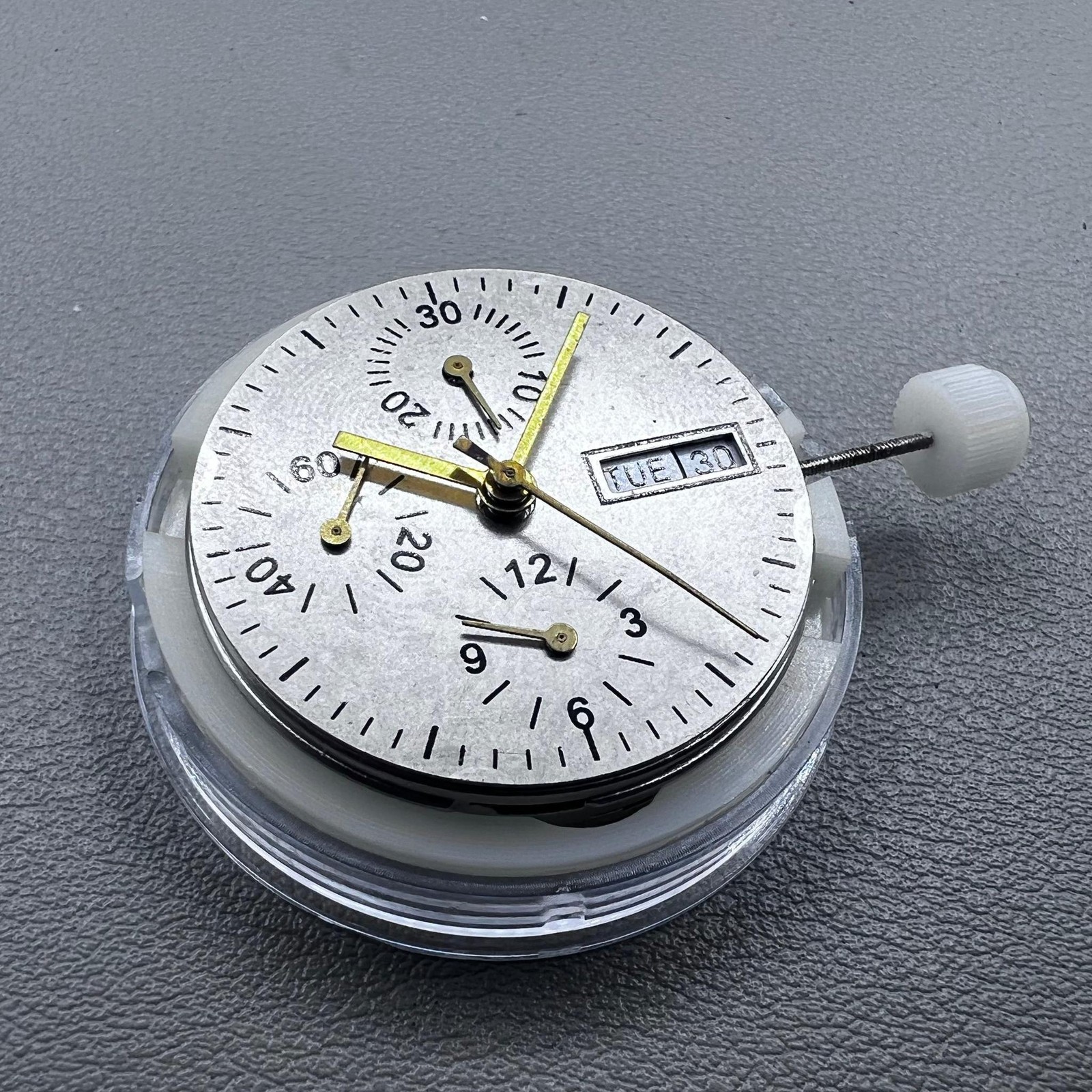 Chinese 7750 Automatic Chronograph Movement Day Date@3 ETA 7750 Configuration
