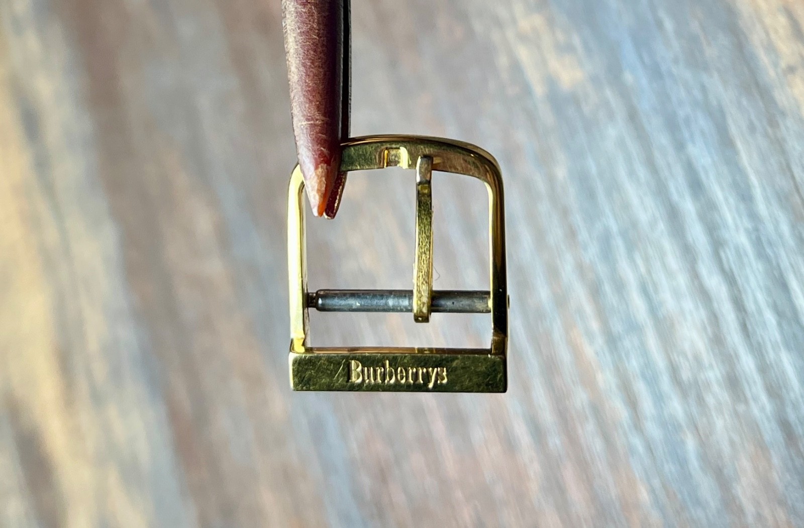 Burberry Genuine Original 14mm Band Watch Clasp Pin Buckle Gold Tone