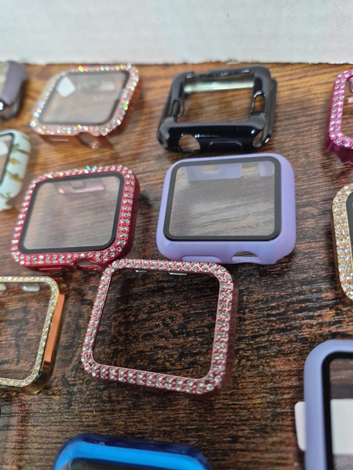 Lot Of 31 Apple Watch 3 Covers. Some Silicone, Some Plastic