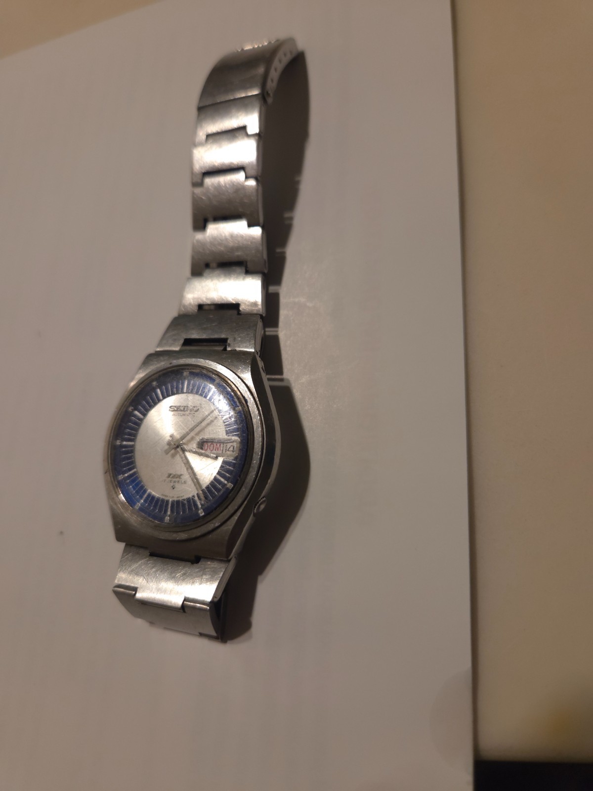 Vintage Seiko DX 6106-8629 Automatic Blue Dial – 1972 Japan Day/Date classic!!!@