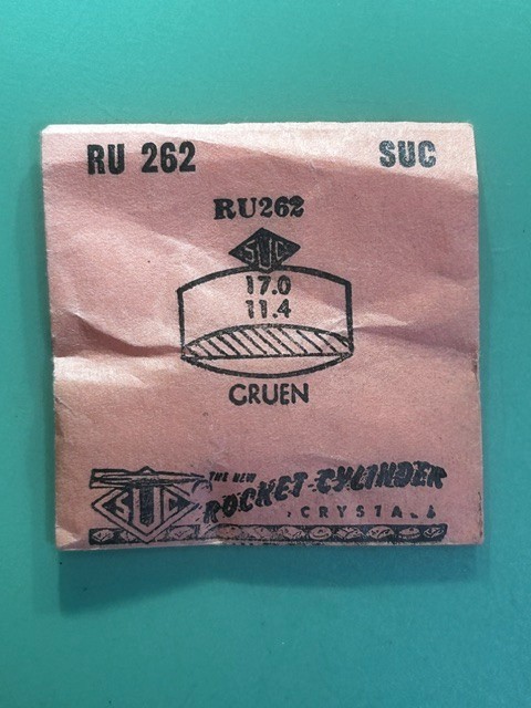 SUC – Standard Unbreakable Watch Crystal – RU – Assortment – NOS – Original