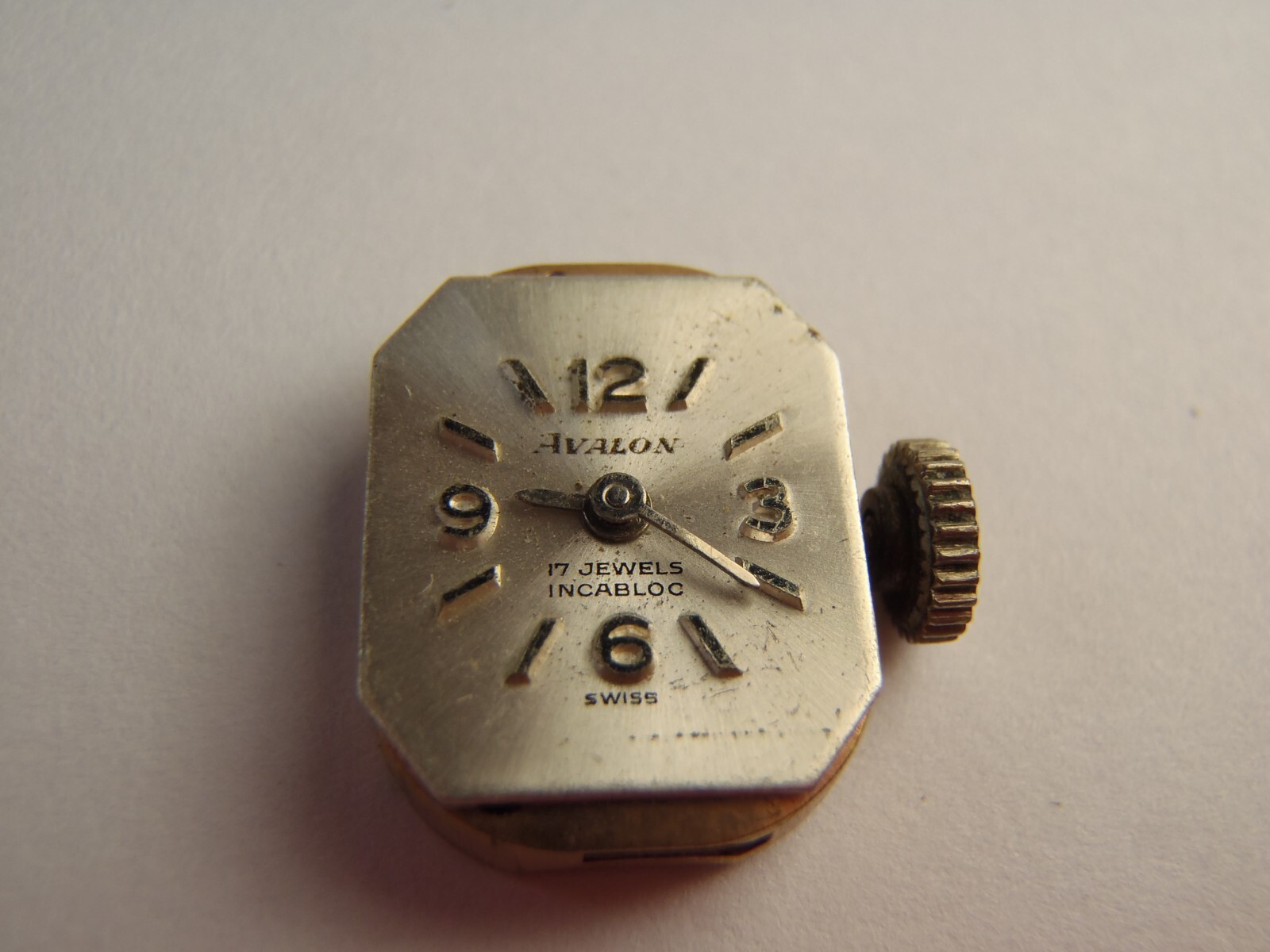 Avalon 6650 Swiss Watch Movement 17J Swiss Manual Wind Running