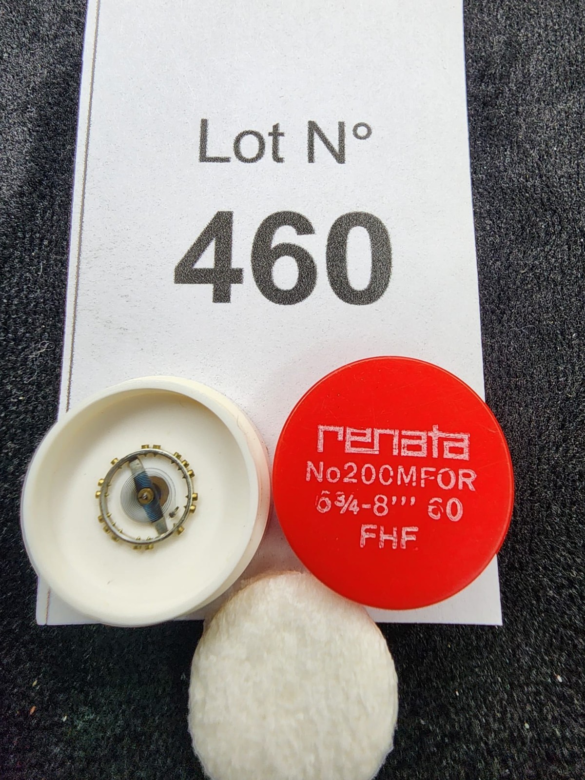 Vintage Renata Balance Wheel Assembly For FHF 6¾–8 Ligne Caliber 60 – Pre-Owned