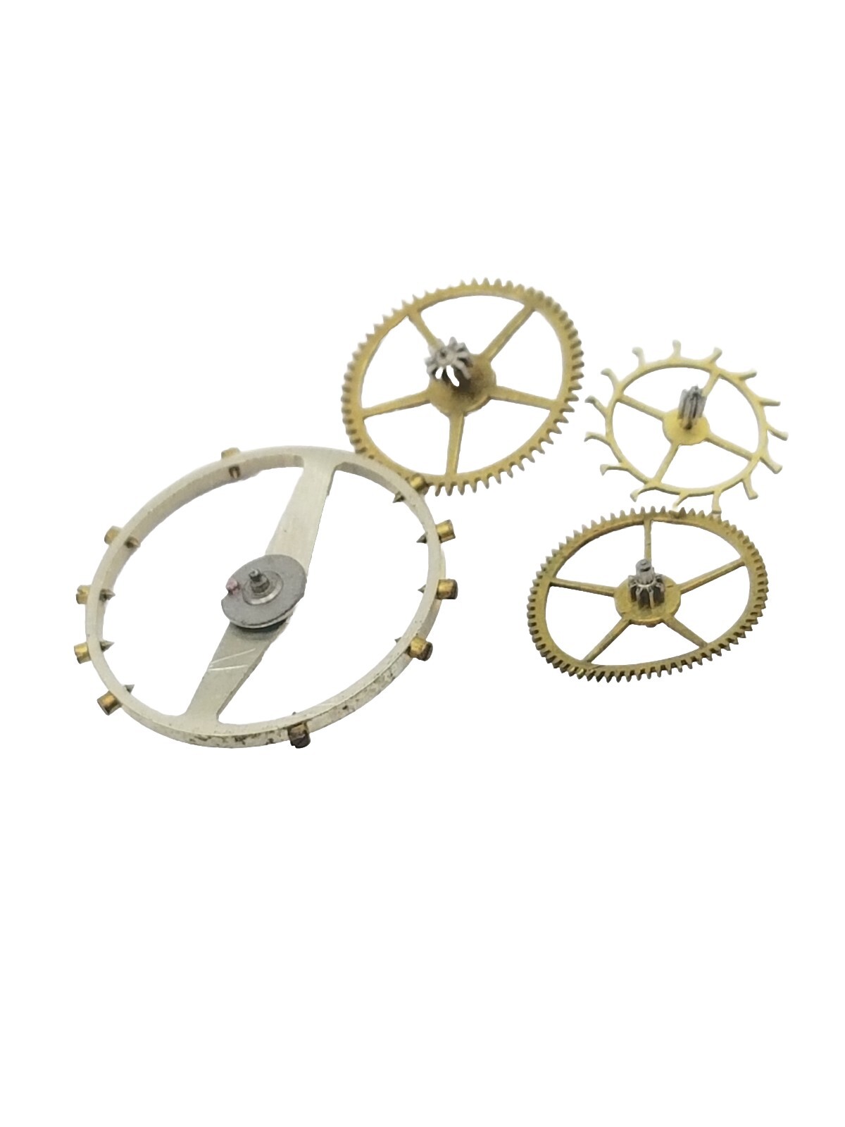 NY Standard 1553 10s Movement Metal Sunk Dial Pocket Watch Parts Disassembled 20