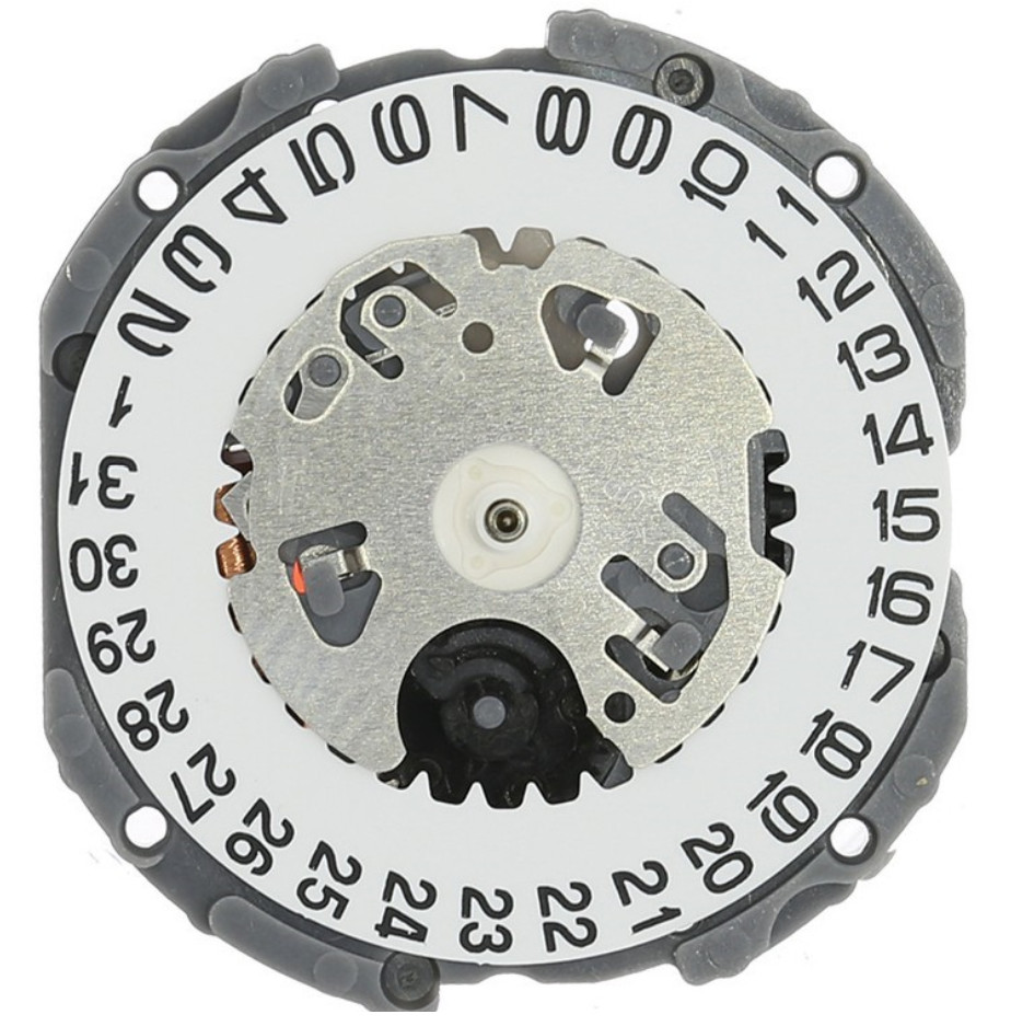 Hattori Epson TMI VJ12 VJ12B Watch Quartz Movement Date At 3/6 Japan Made