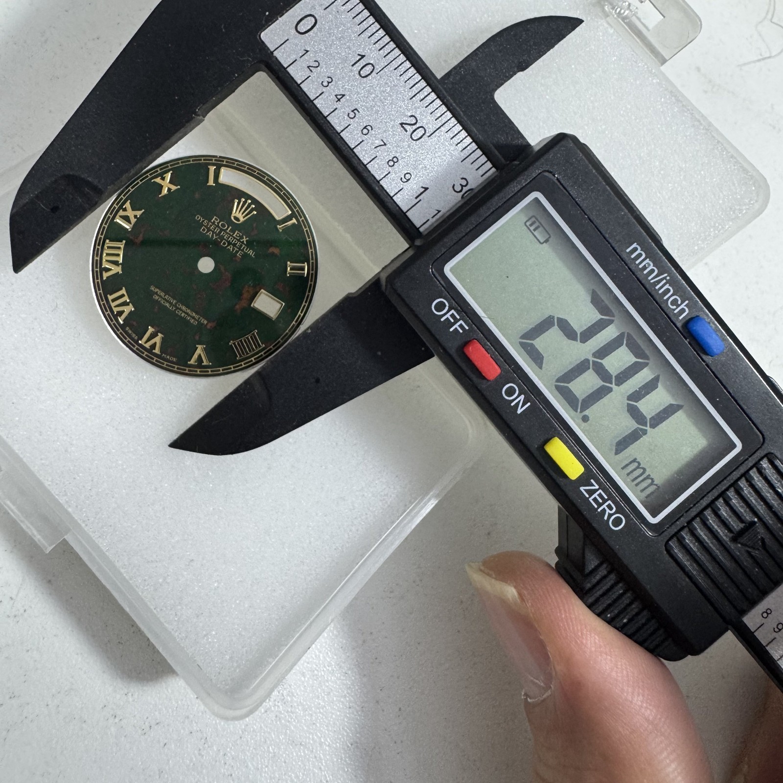 Quickset President Custom Blood Stone Roman Dial For Rolex 18038 18238 118238