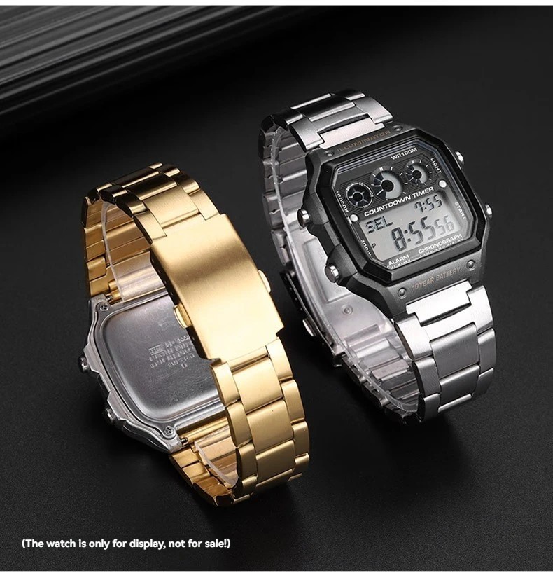 For Casio AE1200 AE1300 Watch Metal Casing DIY Modified AE-1200 Watchband Case