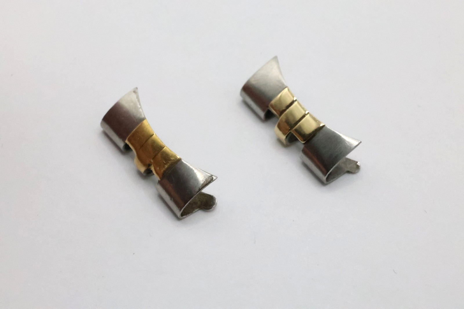 Authentic 455 Rolex 20mm End Links Yellow Gold & Stainless Steel #186