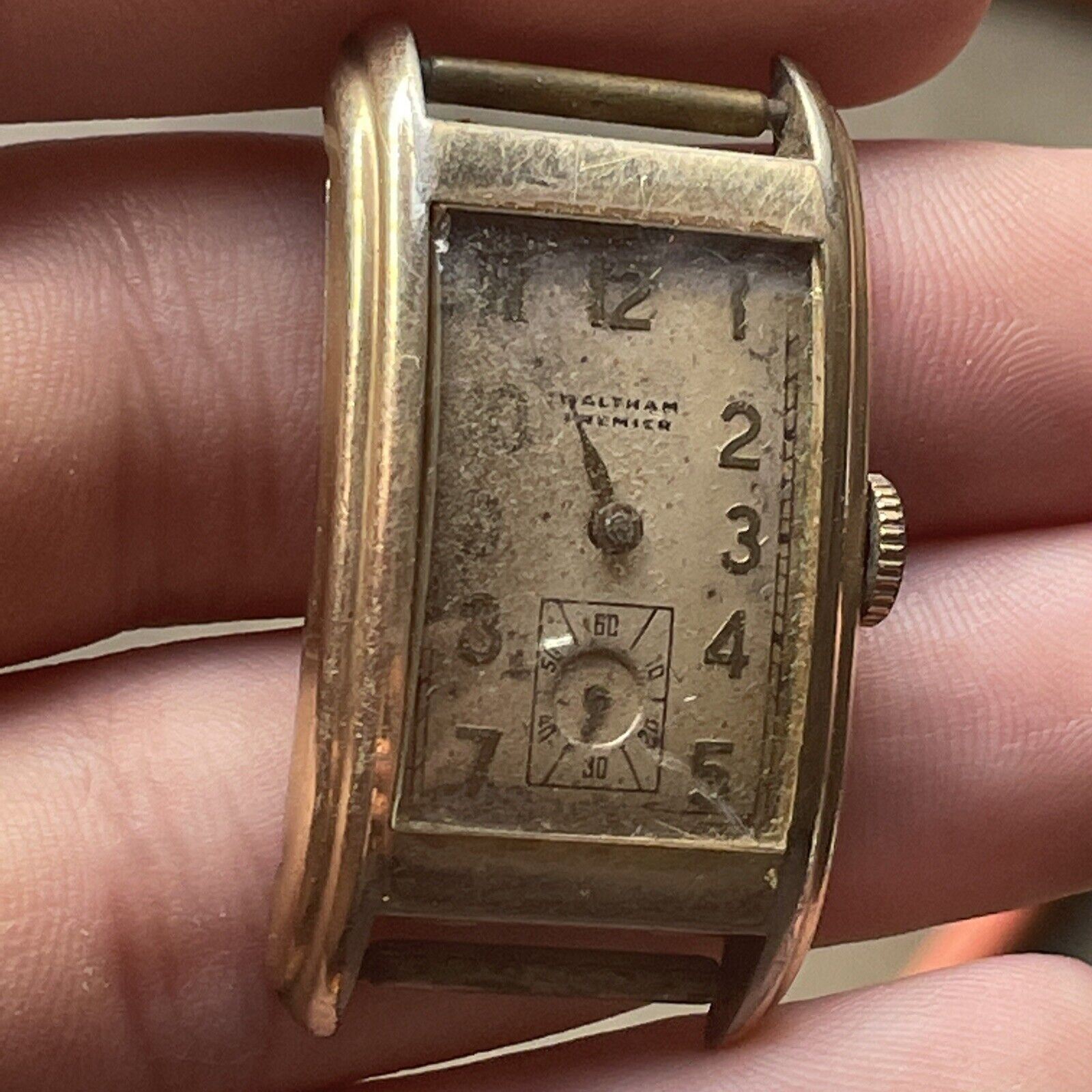 VTG Waltham Watch Co. Premier Watch Face With Movement