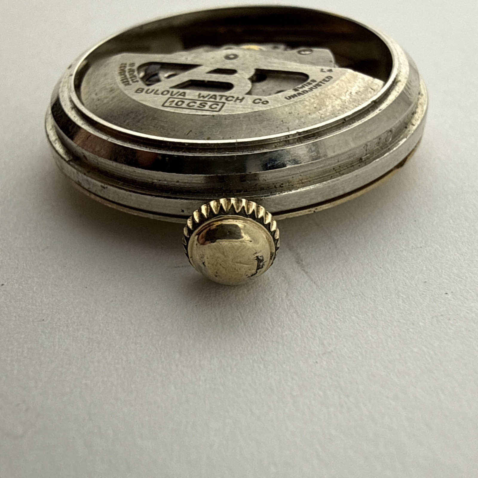 Bulova 10CSC automatic men’s Wristwatch movement – Good Balance Wheel Running