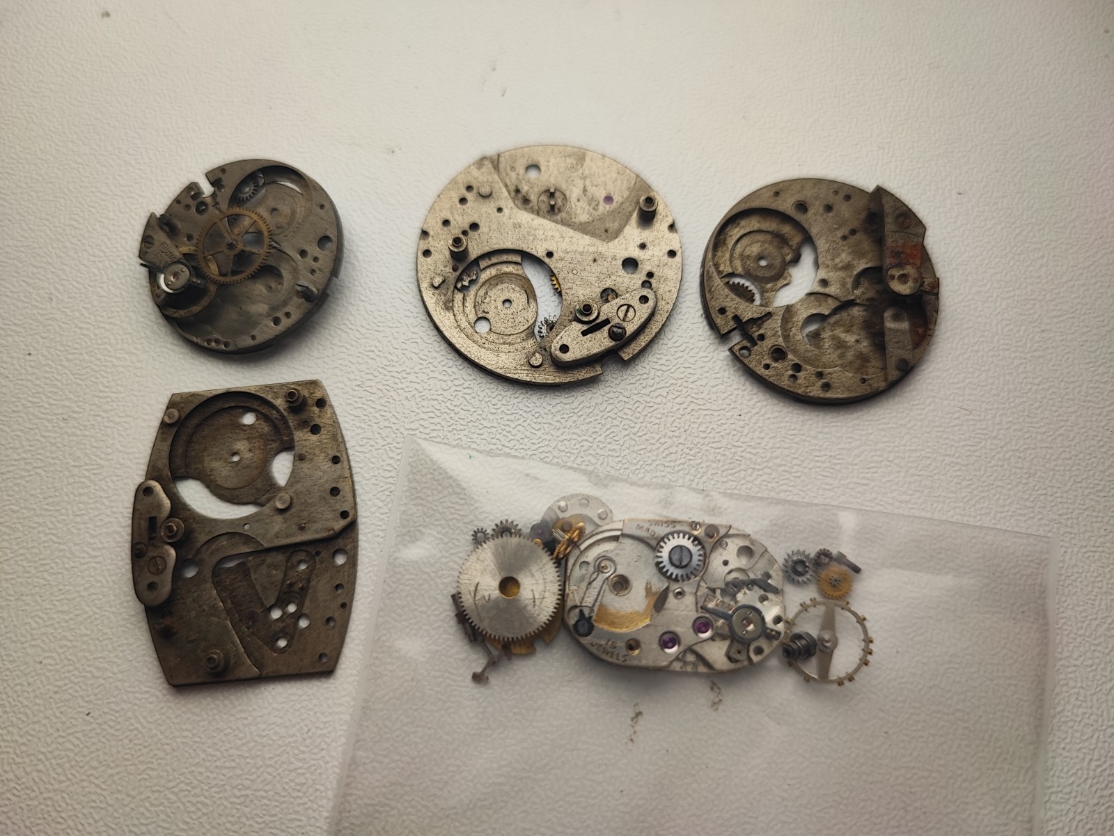 MST 379 MST 235 MST 321 MST 313 Meyer und Stüdeli Roamer Watch platinum lot