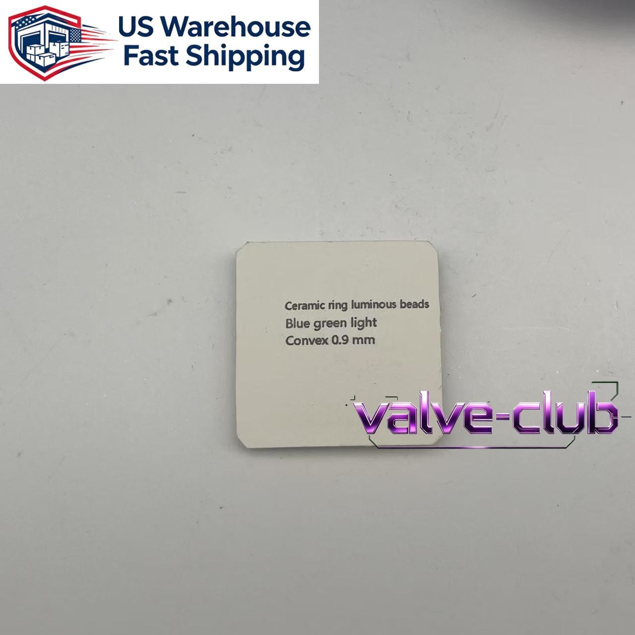 PEARL PIP BLUE LUME FOR BEZEL INSERT FOR ROLEX SUBMARINER CERAMIC 116610 SILVER