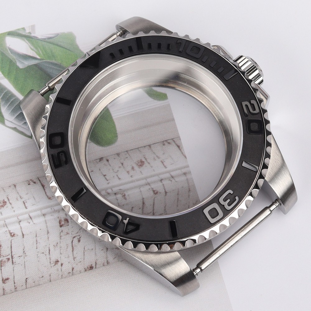 Sapphire Crystal NH35 Watch Case 40mm Steel For NH35 NH34 NH36 NH38 28.5mm Dial