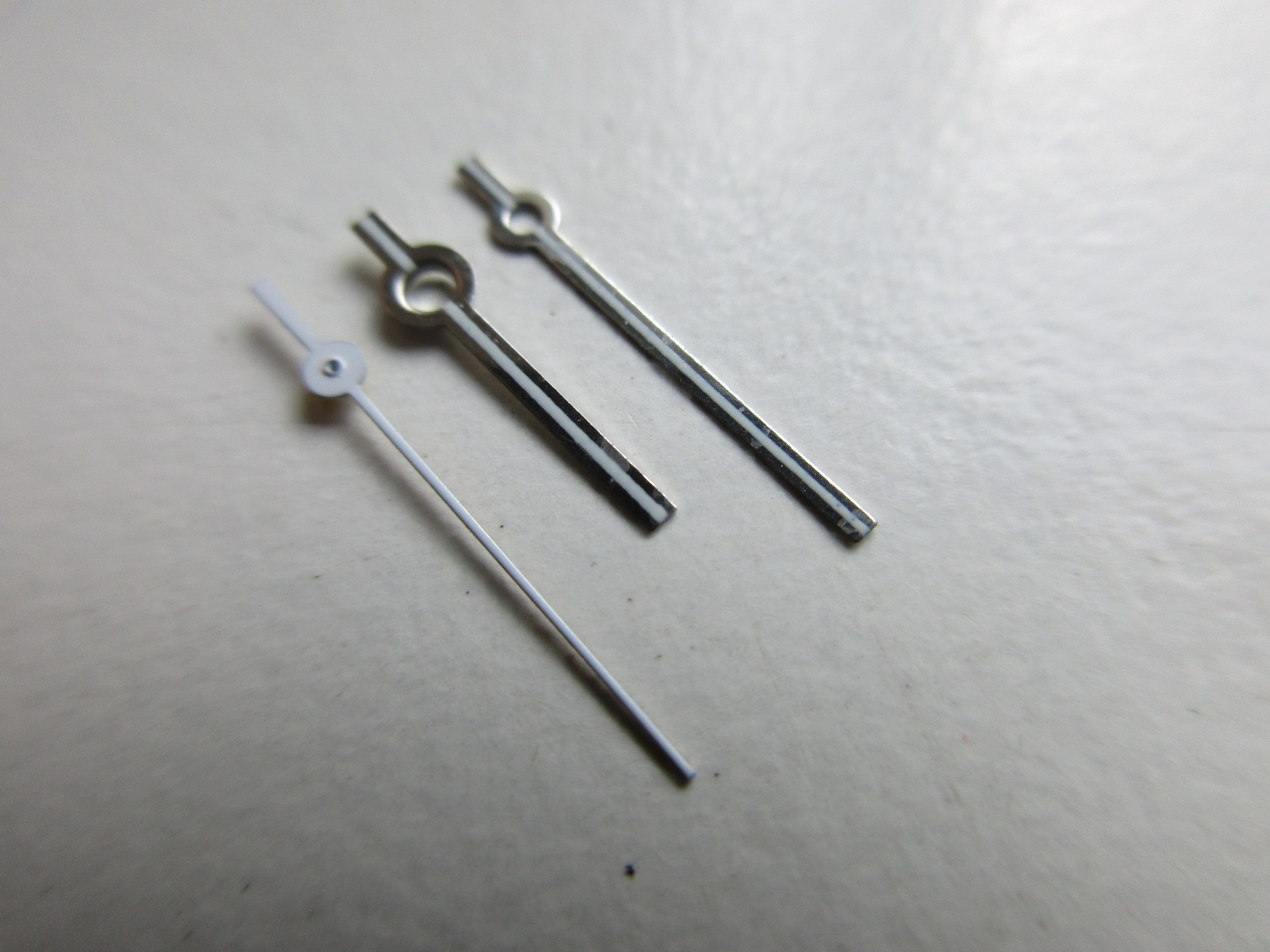 FHF Fontainemelon cal. 969 Silver – white striped 130 – 90 – 21 watch hands set