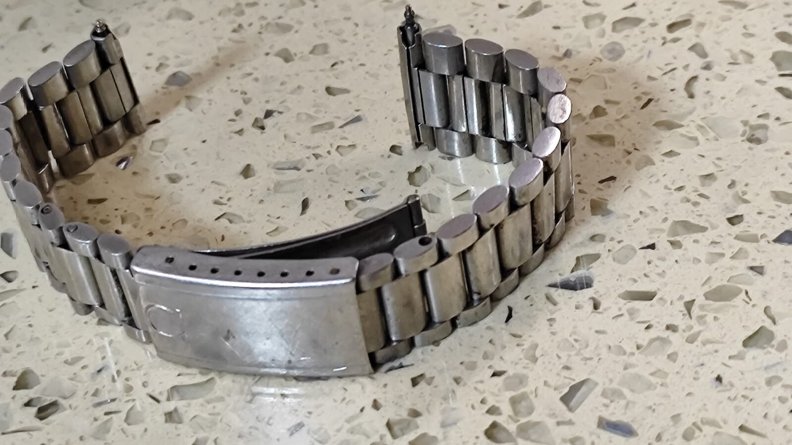 Omega Speedmaster Original Bracelet No.11 1125 Parts End Link Nr 699 20mm Used