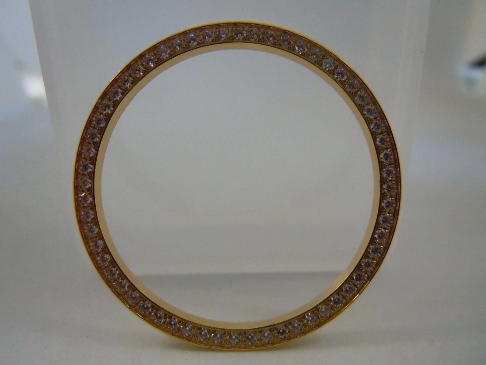 Yellow GP Bezel CZ for Rolex 34mm 1500,1501,5501,5701,14233,15003,15223