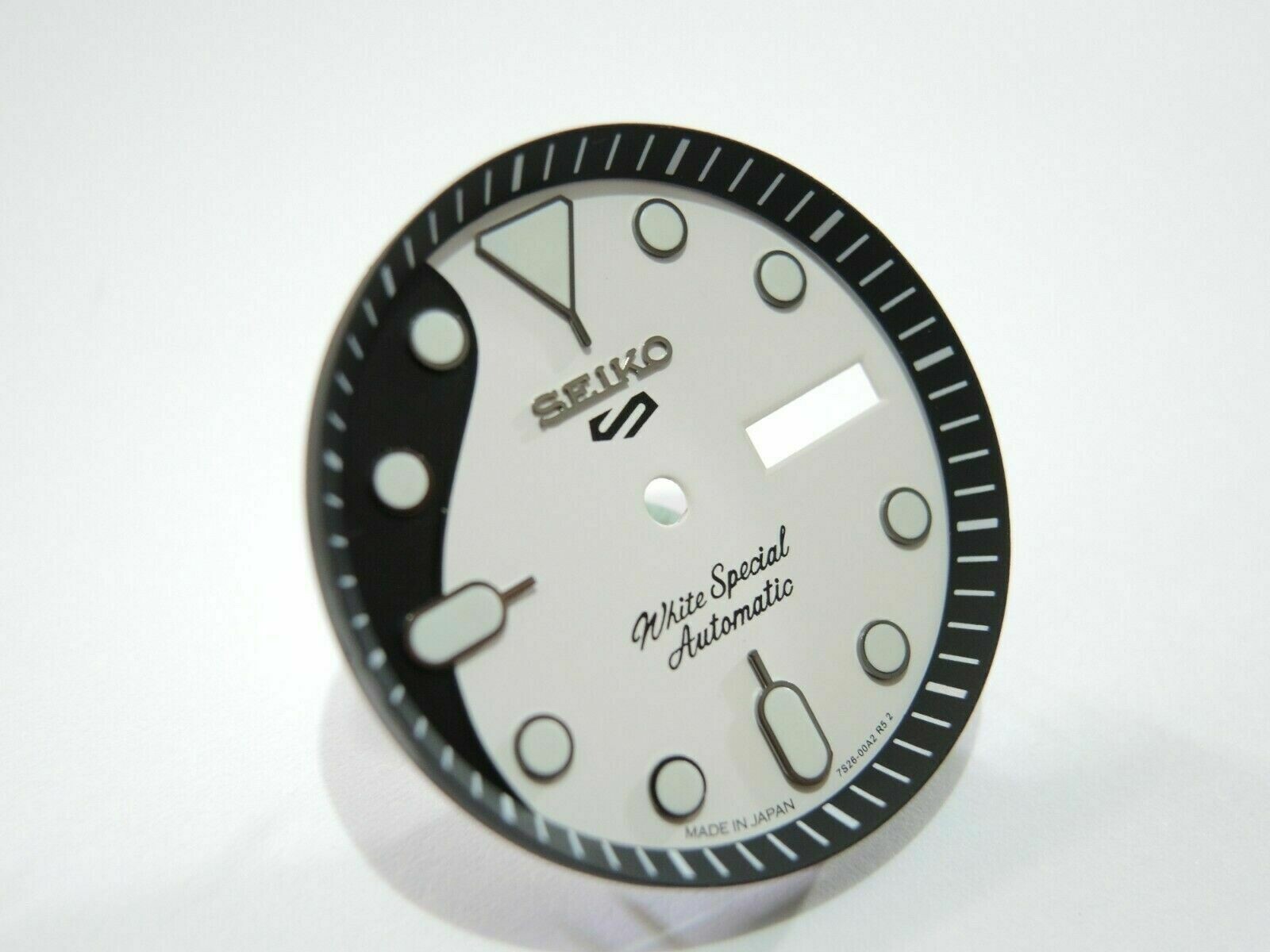NEW YIN & YANG BLACK/WHITE DIAL & MINUTE TRACK LARGE DIVERS SKX007 /NH36 /4R36