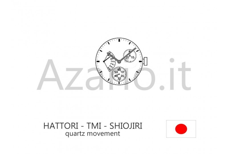 HATTORI VD87 quartz movement quartz Shiojiri TMI watch Japan Made