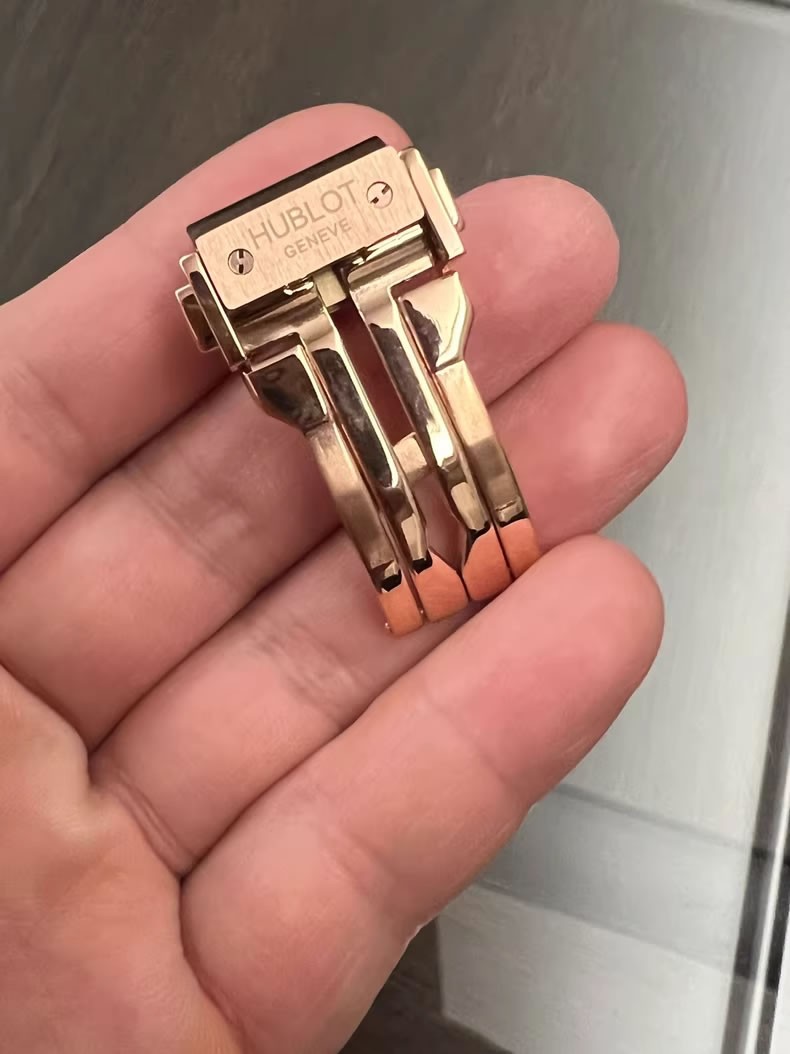 New Generic 22MM 24MM Gold Color Deployment Clasp Buckle To Fit Hublot Watch