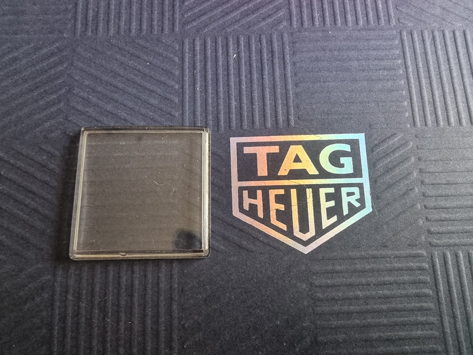 TAG Heuer Monaco blue chronograph dial plastic glass steel surround parts CW2113