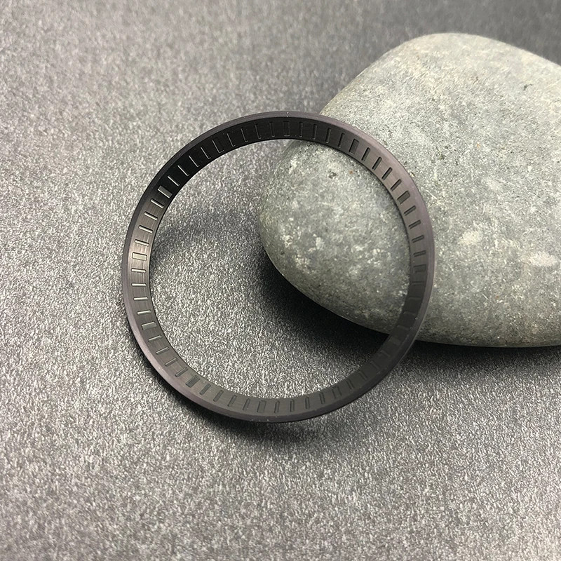 316L Steel Chapter Ring With Marker For Turtle Style Case Back Dot Mod Part