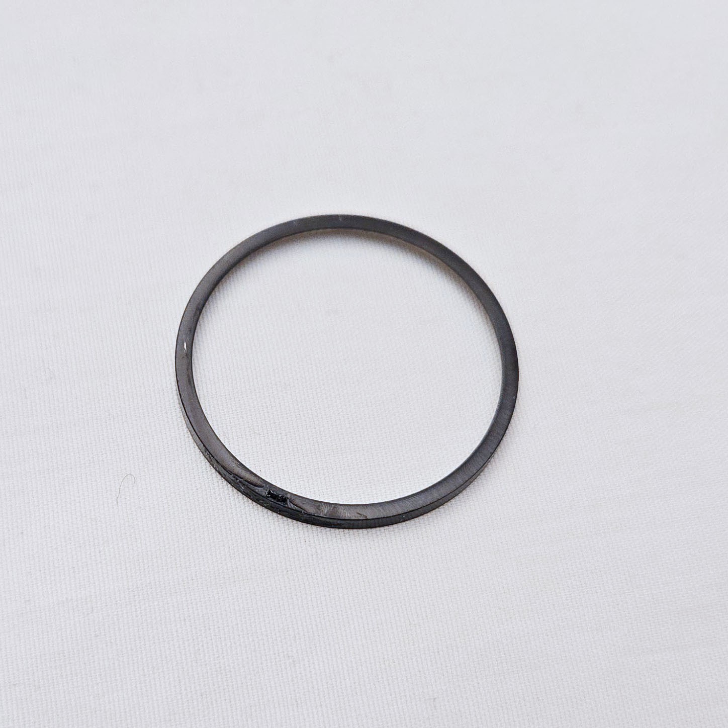Seiko Mod Lumed Polished Black Steel Chapter Ring WR Accessories