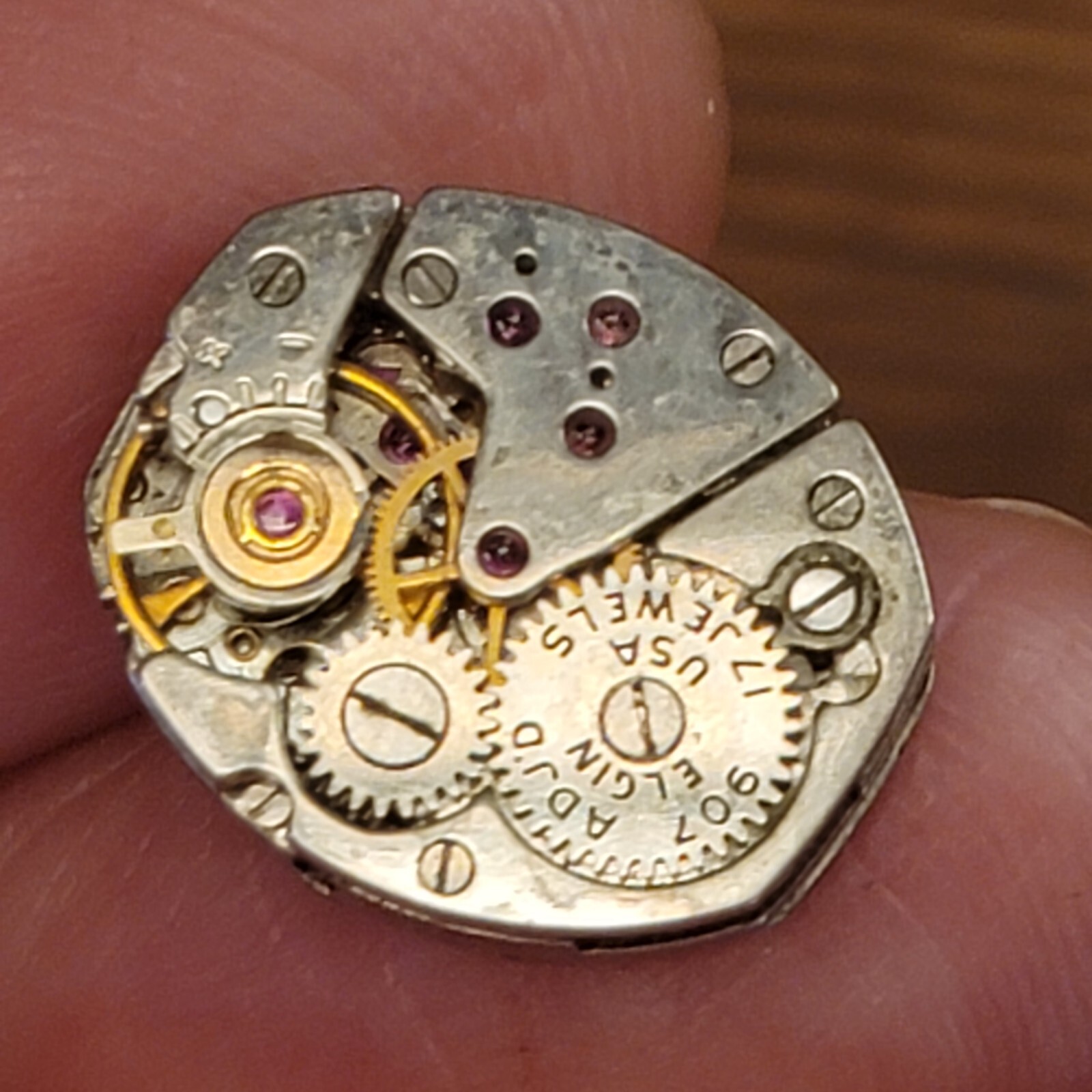 Lot of 4 VTG Watch Movement for Parts – Elgin / Bulova / Waltham / Ingersoll