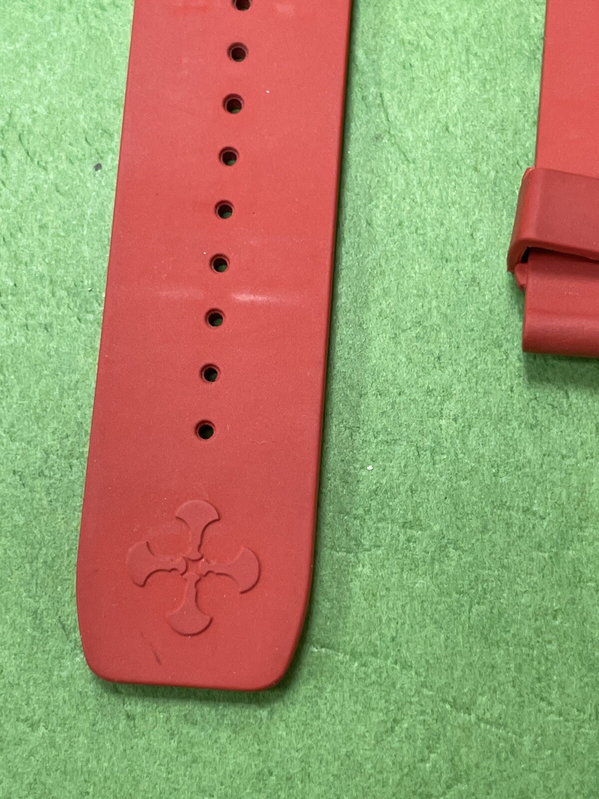 Authentic Vagenari Rubber Strap for Richard Mille RM011M Red Black Hkl150