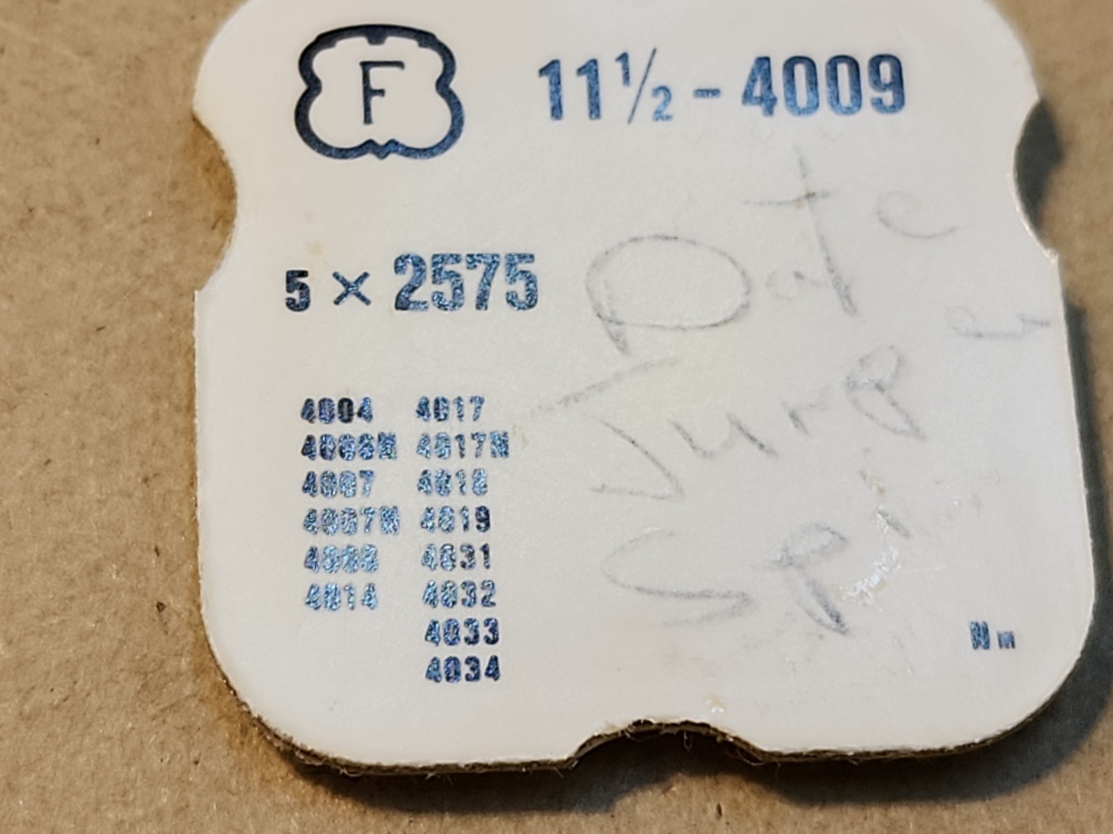 Sealed Pack Of 5 Vintage NOS Felsa 11-1/2-4009 P/N 2575 Date Jumper Springs